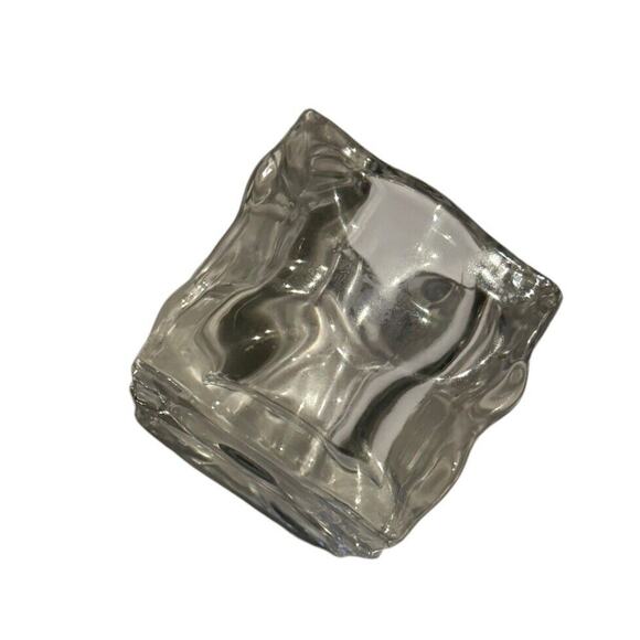 Partylite Clear Glacier Votive Candle Holders Set Of 2 #P0279 Home Decor Holiday - Picture 4 of 9